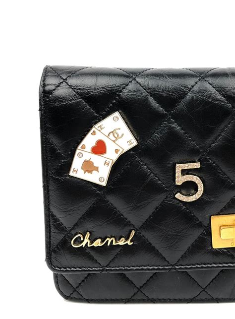 chanel lucky charms wallet|chanel wallet 2.55 reissue.